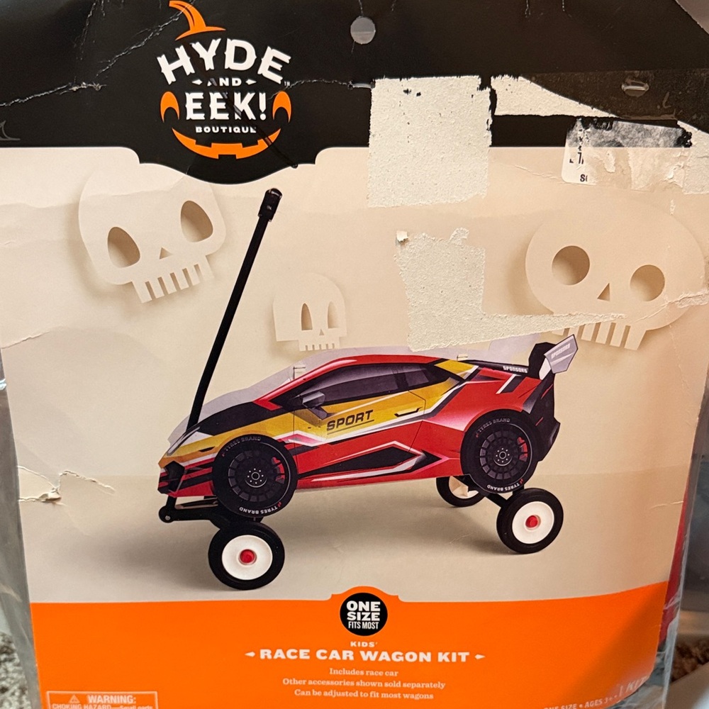Race Car Wagon Kit - Red and Black